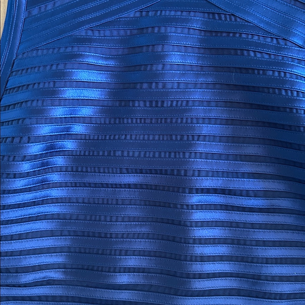 BCBGMaxAzria Navy Bandage Dress - Picture 3 of 7